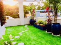 artificial balcony garden