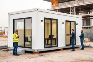 temporary office cabins Qatar
