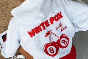 white fox hoodie