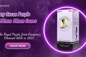 Blazy Susan Purple 98mm Cones